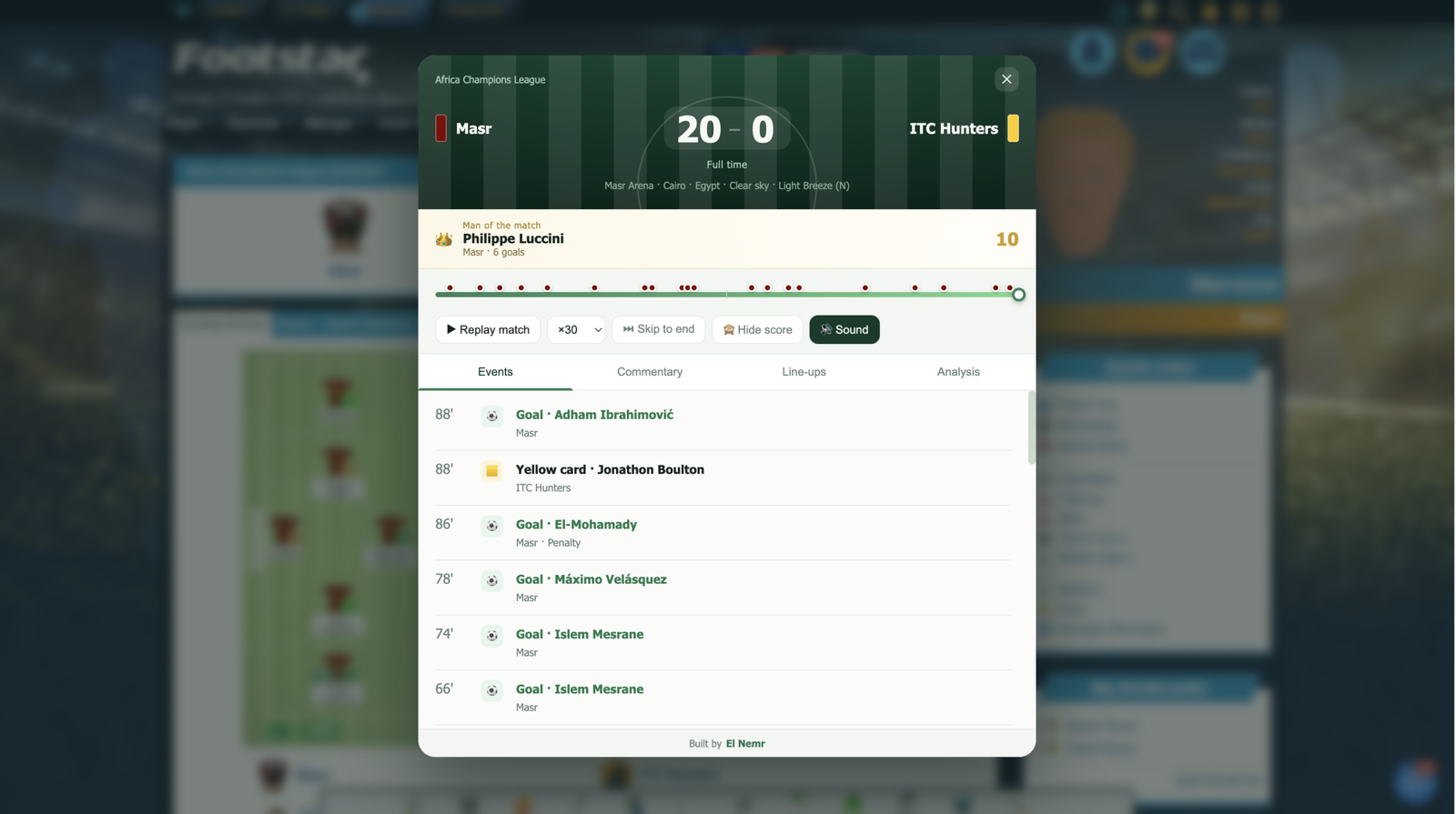 Match Analysis 1